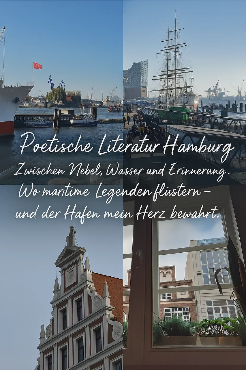 🧱 Speicherstadt – Hamburg
Backstein vergisst nicht.
Er speichert Stimmen, Schritte, Versprechen.
Wenn das Licht der Laternen im Wasser zittert,
scheint die Zeit langsamer zu fließen.
Hier wurde nicht geschrieben, um zu erklären –
sondern um zu bewahren.